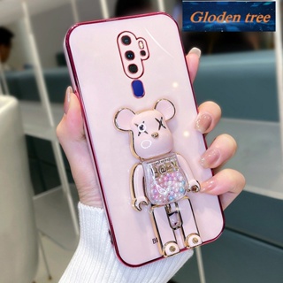 เคสโทรศัพท์มือถือ ซิลิโคนนุ่ม กันกระแทก ลายต้นไม้ Gloden สําหรับ oppo A5 2020 oppo a9 2020