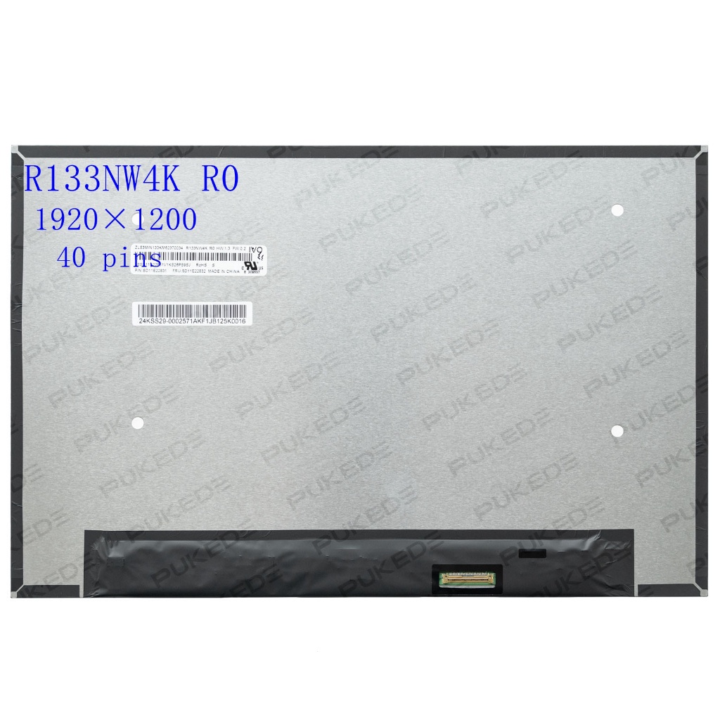 13.3 "แล็ปท็อปหน้าจอสัมผัส LCD R133NW4K R0 NV133WUM-T00 สําหรับ Lenovo ThinkPad X13 Gen 2 L13 Gen 3 