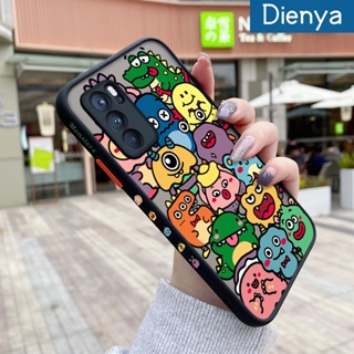 เคสโทรศัพท์มือถือ ซิลิโคนนิ่ม ใส กันกระแทก ลายการ์ตูนมอนสเตอร์ สําหรับ OPPO Reno 6 Pro 5G Reno 6 Pro+ 5G