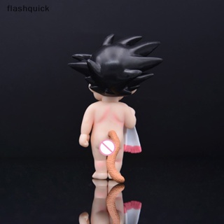 Flashquick Bandai โมเดลฟิกเกอร์ อนิเมะดราก้อนบอล Z Son Goku Kakarotto Brinquedos Goku DBZ Figma Juguetes Nice