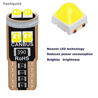 Flashquick 1 ชิ้น T10 3030 6SMD Bright LED Canbus ไม่มีข้อผิดพลาดภายในรถอ่านหนังสือโดมไฟดี