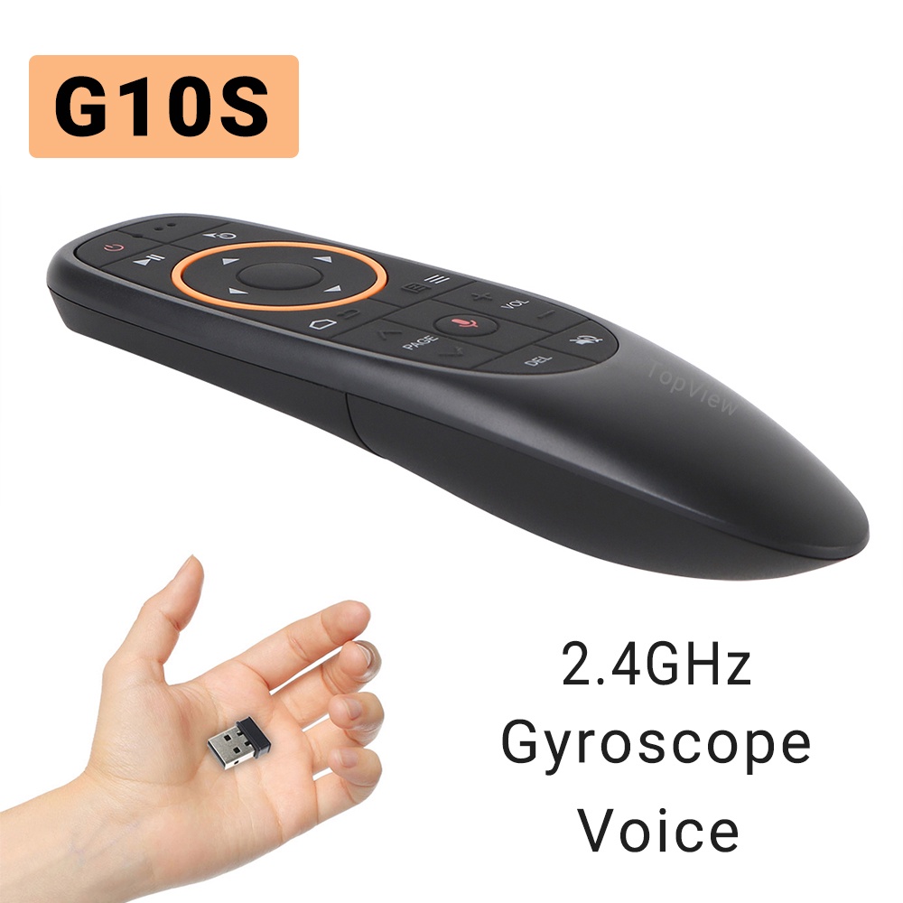 ใหม่ G10S Air Mouse บลูทูธไร้สาย Air Remote Mouse พร้อมเสียงและ Gyroscope IR การเรียนรู้และรีโมทคอนโ