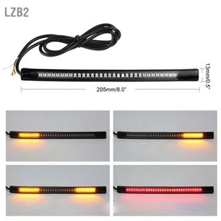 LZB2 รถจักรยานยนต์ LED ไฟเลี้ยวย้อนกลับแถบไฟ 48SMD IP68 กันน้ำสากลสำหรับรถ ATVs ปิดถนน