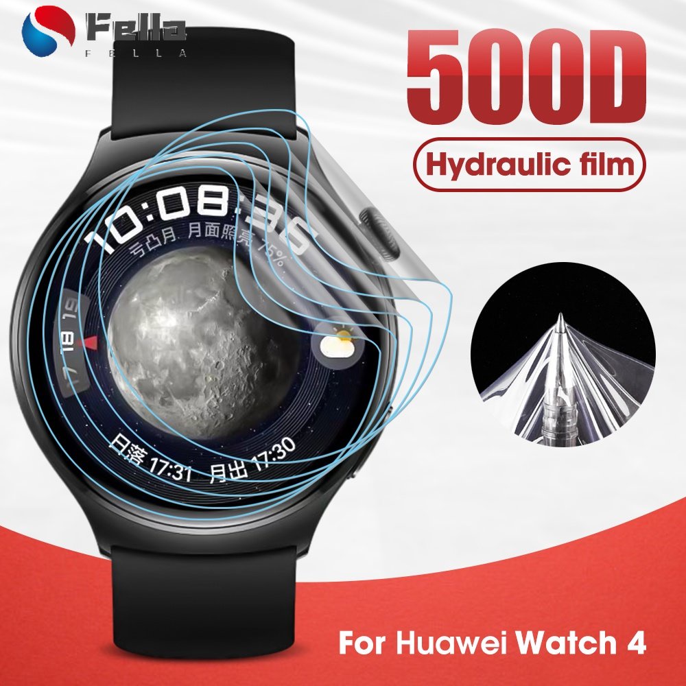 ฟิล์มไฮโดรเจล ป้องกันรอยนิ้วมือ ป้องกันรอยขีดข่วน แบบสากล สําหรับนาฬิกา Huawei Watch 4 4 Pro