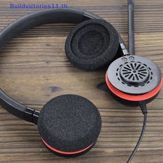 Buildvictories11 แผ่นโฟมฟองน้ําครอบหูฟัง แบบเปลี่ยน สําหรับ Jabra evolve 20 20se 30 30II 40 65 65 TH