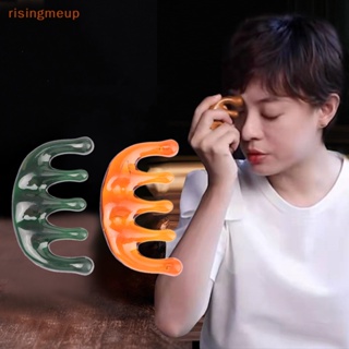 [risingmeup] หวีพลาสติก ป้องกันไฟฟ้าสถิตย์ สําหรับนวดศรีษะ 1 ชิ้น