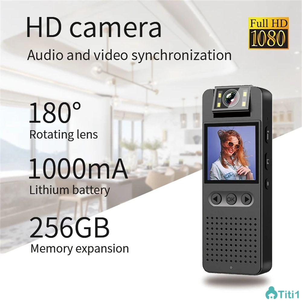 Cs06 กล้องตัวจิ๋ว 1080p Sports Camera Wifi Hotspot 1.4-inch Display With Night Vision Infrared Recorder Video Camera TH1