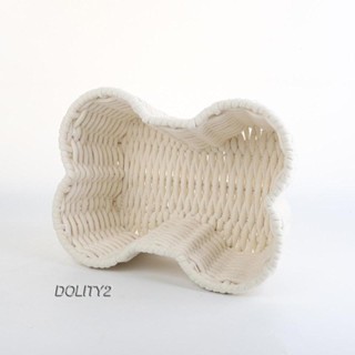 [Dolity2] ตะกร้าผ้าทอมือ แบบนิ่ม จุของได้เยอะ สําหรับสํานักงาน ห้องนั่งเล่น
