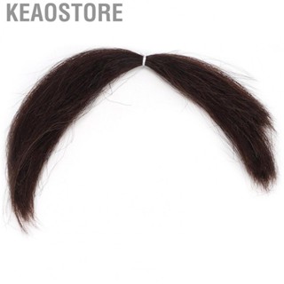 Keaostore Brown Fake Mustache  And Hairy Facial Hair