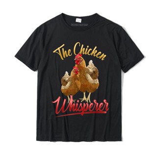 เสื้อยืดลําลอง แขนสั้น พิมพ์ลาย The Chicken Whisperer ขนาดใหญ่ สําหรับผู้ชาย