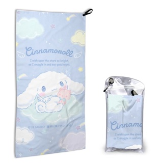 Cinnamoroll ผ้าขนหนูนุ่ม ดูดซับน้ําได้ดี แห้งเร็ว สําหรับเด็ก และผู้ใหญ่ 40x80 ซม.