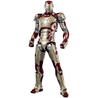 พร้อมส่ง ของแท้ 100% โมเดลตัวละคร Iron Man 3 Iron Man Mark 42 DLX สําหรับเก็บสะสม