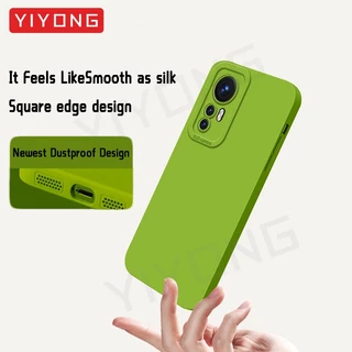 Mi12 กรณี YIYONG ซิลิโคนเหลวสําหรับ Xiaomi Mi 12 XT 12X 12T 13 13T Pro Xiomi Mi12X Mi12T Mi13 Mi13T กรณี