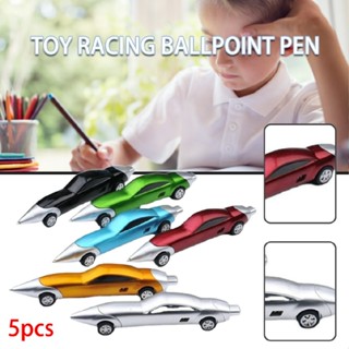 New 5pcs Funny Novelty Design Racing Car Shaped Ballpoint Pen Office Gifts