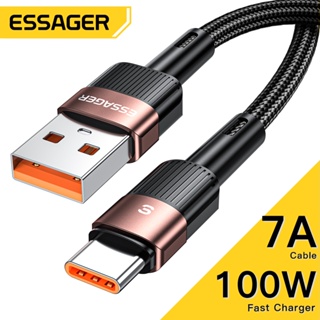 Essager สายชาร์จ USB Type C 7A ชาร์จเร็ว สําหรับ Realme Huawei P30 Pro 66W