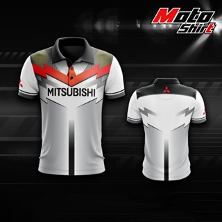 MOTOSHIRT MITSUBISHI MIT-A01-22 เสื้อคอปกแขนสั้น💥