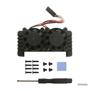 Iwo พัดลมระบายความร้อน พร้อมเคส สําหรับ Raspberry Pi Zero 2 W Heat Dissipation Al