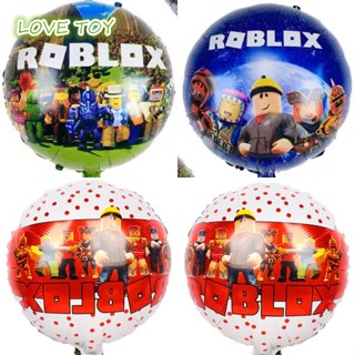 Nkodok Roblox ลูกโป่งฟอยล์ ทรงกลม 18 นิ้ว สําหรับตกแต่งปาร์ตี้วันเกิด