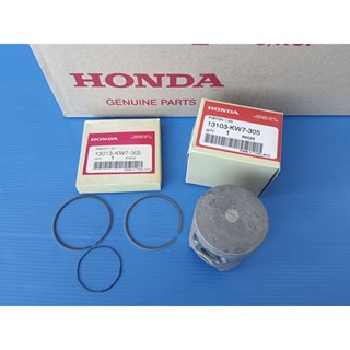 ลูกสูบ+แหวน (1.00)แท้HONDA NOVA,TENA อะไหล่แท้ศูนย์HONDA(13103-KW7-305),(13013-KW7-305)1ชิ้น