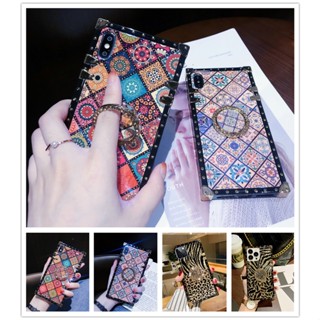 เคสโทรศัพท์มือถือ ทรงสี่เหลี่ยม กันกระแทก พร้อมกระจก สีทอง สําหรับ Infinix HOT 30i 20i 20s 12i 11S 10i 10s 10T PLAY NOTE 12 G96 10 PRO HOT30i HOT20i HOT10i HOT12i HOT20s HOT10s