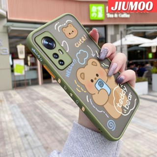 เคสโทรศัพท์มือถือแบบแข็ง ใส กันกระแทก ลายการ์ตูนหมี สําหรับ Xiaomi 12 Pro 5G 12 Lite