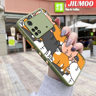 เคสโทรศัพท์มือถือ ซิลิโคนแข็ง บาง กันกระแทก ลายการ์ตูนแมวน่ารัก แฟชั่น สําหรับ Xiaomi Poco X4 Pro 5G Poco M4 Pro Poco C40