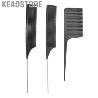 Keaostore 3 X Highlighting Comb Set Pointed Tail Hair Coloring Styling ADS