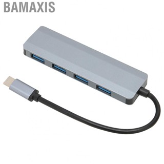 Bamaxis USB C Splitter  Compact Portable Plug and Play Stable Reliable Aluminum Alloy Material Type Interface 4 Port Hub for Galaxy Note 10 LG