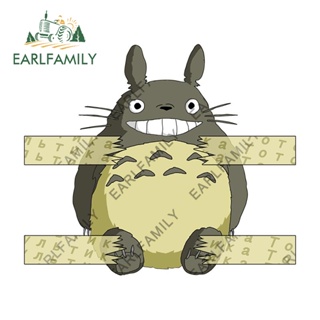 Earlfamily สติกเกอร์ ลายการ์ตูน Totoro น่ารัก กันน้ํา กันแดด 13 ซม. สําหรับติดตกแต่งรถยนต์ แล็ปท็อป รถจักรยานยนต์ หมวกกันน็อค