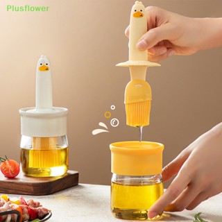 (Plusflower) ใหม่ เครื่องจ่ายน้ํามัน ซิลิโคน พร้อมขวดตวงน้ํามัน อุณหภูมิสูง สะดวกสบาย