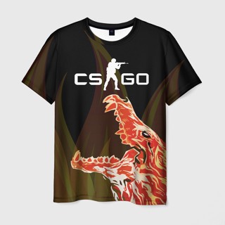 เสื้อยืด พิมพ์ลาย "CS:GO - Howl" 3 มิติ สําหรับผู้ชาย