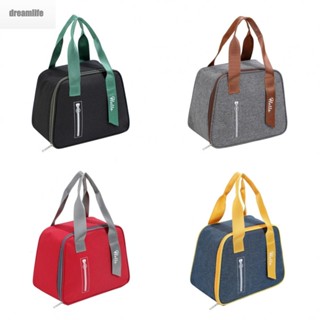 【DREAMLIFE】Lunch Bag Camping Cooler Insulated Box Grocery Bag Portable Shopping Bag