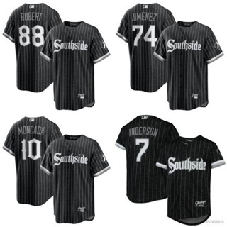 เสื้อกีฬาเบสบอล ลายทีม NP2 MLB Chicago White Sox Robert Moncada Anderson PN2