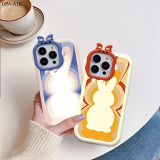 OPPO A1K A7 A5S A12 A9 A5 A53 A33 A31 A92 A52 A93 A94 2020 เคสออปโป้ สำหรับ Case Cartoon Rabbit เคส เคสโทรศัพท์ เคสมือถือ Full Cover Hard Phone Cases Casing