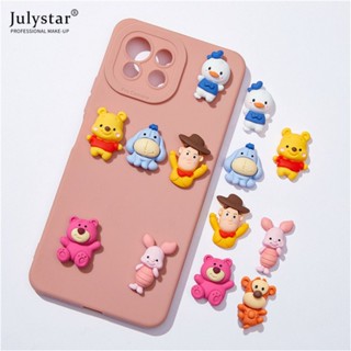 JULYSTAR Crocs Jibbitz Diy Crocs Charm ตัวการ์ตูน DIY ตกแต่งรองเท้า DIY อุปกรณ์เสริม DIY ตกแต่งหัวเข็มขัดรองเท้ารองเท้าแตะ