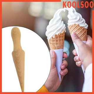 [Koolsoo] เครื่องทําไอศกรีม วาฟเฟิล แบบไม้