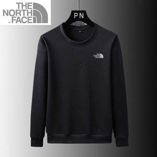 พร้อมส่ง The North Face เสื้อกันหนาวลําลอง แขนยาว ผ้าฝ้าย ทรงหลวม แฟชั่นสําหรับผู้ชาย