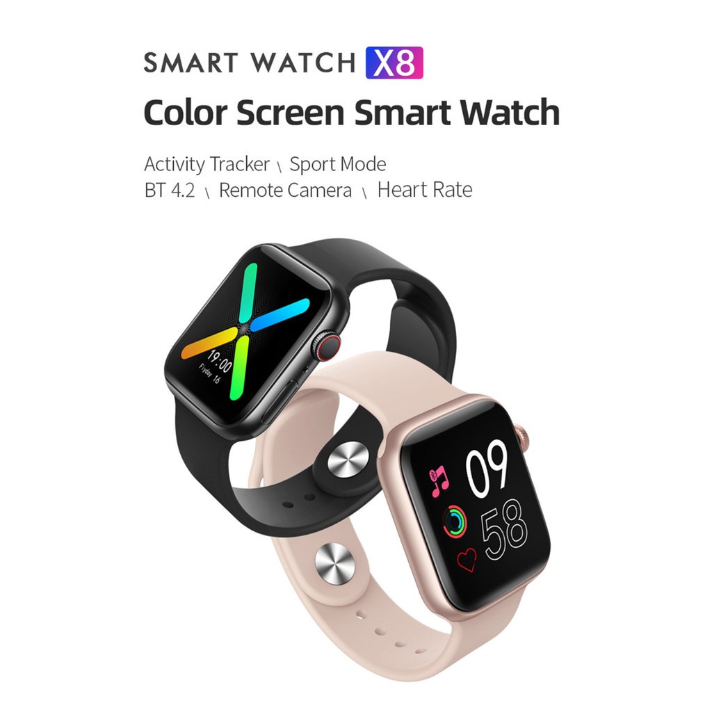 Iwo X8 Smartwatch Bluetooth Series 8 ผู้ชายผู้หญิงกีฬากันน้ำ Heart Rate สมาร์ทนาฬิกาดิจิตอลสำหรับ 1os Android