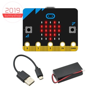 Micro:bit V1.5 บอร์ดไมโคร:Bit Smart Car Kit/Qtruck/Python Education BBC Microbit หุ่นยนต์ตั้งโปรแกรมได้ สําหรับ DIY