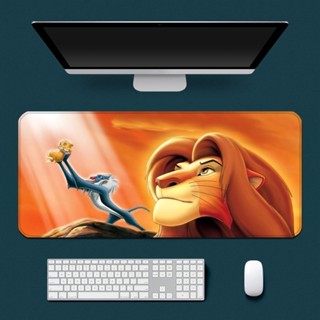 The Lion King Simba แผ่นรองเมาส์ กันลื่น พิมพ์ลาย HD Xxl90X40 ซม. สําหรับคอมพิวเตอร์ตั้งโต๊ะ