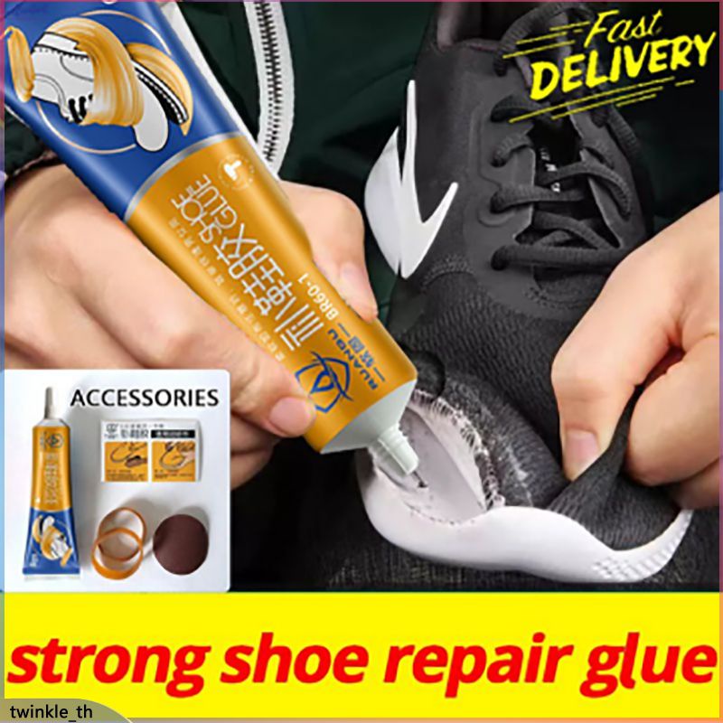 【ready Stock】60ml Shoes Waterproof Universal Adhesive Glue Quick-drying Shoe Repair Glue Special Adhesive Agent Sneakers Leather Glue (twinkle.th)