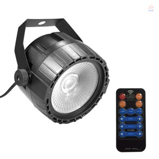 โคมไฟ LED 10W RGB UV COB ไร้สาย ควบคุมระยะไกล สว่าง ราบรื่น DJ DMX สําหรับปาร์ตี้ บาร์ โชว์ (ปลั๊ก A U)