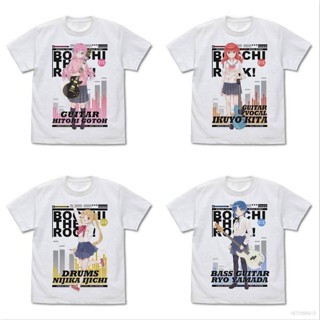 การออกแบบเดิมเสื้อยืดแขนสั้นลําลอง ทรงหลวม พิมพ์ลายการ์ตูนอนิเมะ Bocchi The Rock Gotoh Ikuyo พลัสไซซ์ สําหรับผู้ชาย และผู้หญิง 1ag