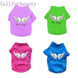 FALLFORBEAUTY เสื้อกั๊กสัตว์เลี้ยง ผ้าฝ้าย ระบายอากาศได้ดี ขนาดเล็ก ขนาดกลาง สําหรับสุนัข แมว