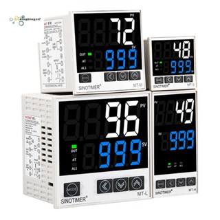Sinotimer เทอร์โมสตัทดิจิทัล ควบคุมอุณหภูมิ สําหรับเครื่องทําความร้อน รีเลย์ แรงดันไฟ เอาท์พุต MT-M