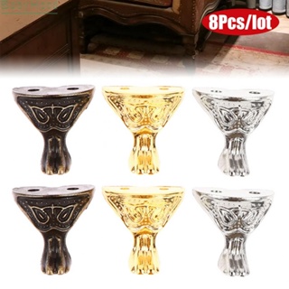 【Big Discounts】8PCS Antique Wooden Box Foot Corner Zinc Alloy Furniture Hardware Accessories#BBHOOD