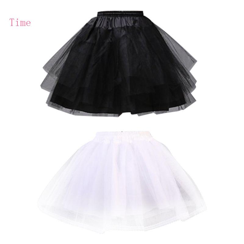 Elegant Crinoline Underskirt Baroque White Petticoat Skirt for Bridal Gowns Wear