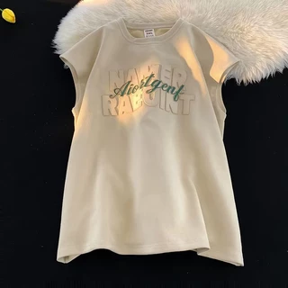 PannoFluxus ใหม่ เสื้อกั๊กกีฬาแขนกุดทรงหลวมแนวฮิปฮอปอินเทรนด์