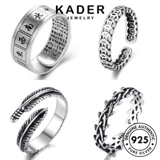 Kader Jewelry แหวนเงิน 925 สไตล์วินเทจ เครื่องประดับ สําหรับผู้หญิง M041