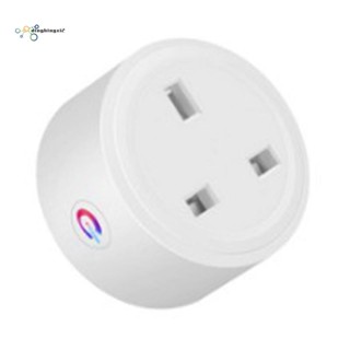 อะแดปเตอร์ซ็อกเก็ตอัจฉริยะ WiFi 3Pin 20A พลาสติก สีขาว ปลั๊ก UK สําหรับ Alexa ควบคุมด้วยเสียง 1 ชิ้น